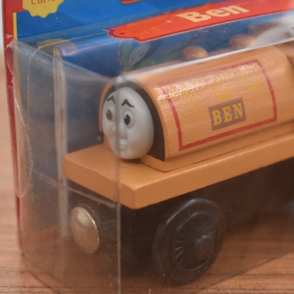 Ben SCC Learning Curve Thomas & Friends Wooden Railway Trains Engine 2001 VTG - Picture 2 of 7